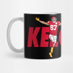 Kelce 87, Kansas City Football Mug